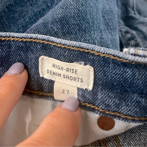 Madewell High-rise Cut-off Shorts Size 27 - Picture 6 of 7